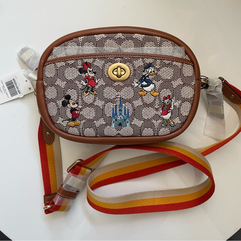 Disney x Coach Mickey Mouse and Friends Camera Crossbody Bag